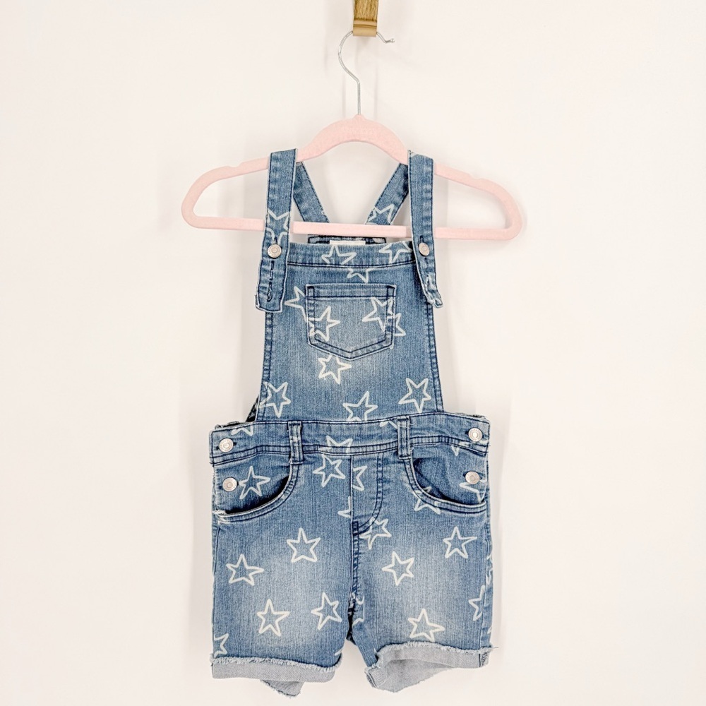 Cat & Jack Denim Star Overalls